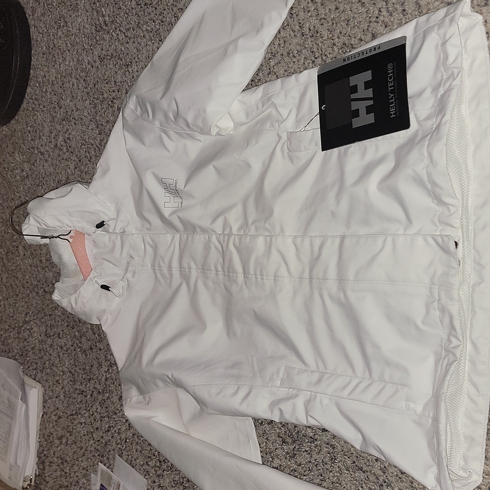 Brand new Helly Hansen W Seven J All White  Jacket